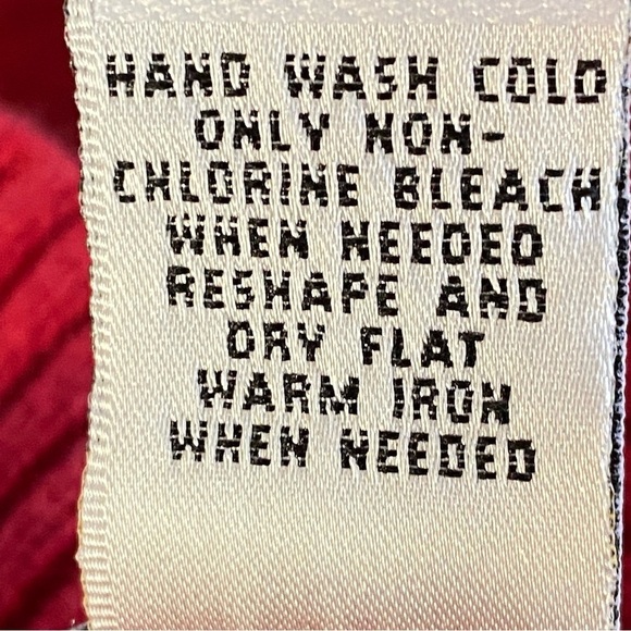 Vintage Breckenridge Grandma 1/4 Zip Turtleneck Fir Tree Sweater Red Size XL - Picture 15 of 16